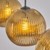 Koyoto Hängeleuchte Glas 25 cm Gold, 3-flammig
