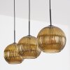 Koyoto Hängeleuchte Glas 25 cm Gold, 3-flammig
