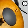 Jarin Stehleuchte Schwarz, 3-flammig