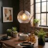 Ripoll Hängeleuchte Glas 25 cm Klar, 1-flammig