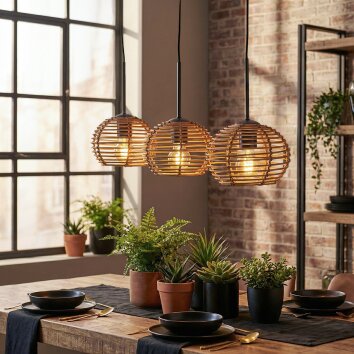 Mulstrand Hängeleuchte 20 cm Braun, 3-flammig