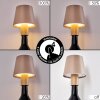 Salgadinho Tischleuchte 2-er Set LED Sandfarben, 1-flammig