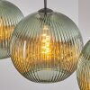 Koyoto Hängeleuchte Glas 30 cm Grün, 3-flammig