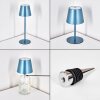 Salgadinho Tischleuchte 2-er Set LED Blau, 1-flammig