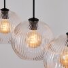 Ripoll Hängeleuchte Glas 25 cm Klar, 4-flammig