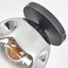 Ripoll Deckenleuchte Glas 25 cm Klar, Rauchfarben, 1-flammig