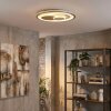Rarel Deckenleuchte LED Chrom, Grau, Silber, Weiß, 1-flammig