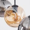 Koyoto Hängeleuchte Glas 20 cm Bernsteinfarben, Rauchfarben, 3-flammig