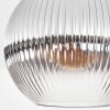 Koyoto Deckenleuchte Glas 30 cm Klar, Rauchfarben, 1-flammig