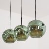 Ripoll Hängeleuchte Glas 30 cm Grün, 3-flammig