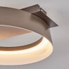 Jelok Deckenleuchte LED Braun, 1-flammig
