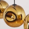 Ripoll Hängeleuchte Glas 30 cm Gold, 3-flammig