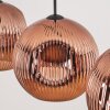 Ripoll Hängeleuchte Glas 30 cm Kupferfarben, 3-flammig