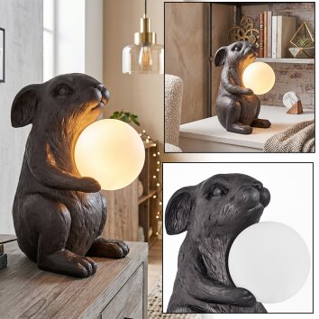 Jerok Tischleuchte Schwarz, 1-flammig