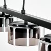 Folar Pendelleuchte LED Schwarz, 4-flammig