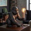 Affenlampe Zarik Tischleuchte Kupferfarben, Schwarz, 1-flammig