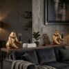 Lampe Affe Zarik Tischleuchte 2-er Set Gold, Schwarz, 1-flammig