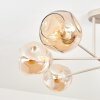 Ripoll Deckenleuchte Glas 15 cm Sandfarben, 6-flammig