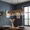 Koyoto Hängeleuchte Glas 15 cm Naturfarben, Schwarz, 4-flammig