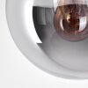 Rafon Deckenleuchte Holzoptik, Schwarz, 1-flammig