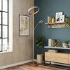 Melak Stehleuchte LED Gold, 2-flammig