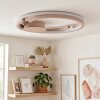 Miral Deckenleuchte LED Sandfarben, 1-flammig, Fernbedienung