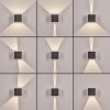 Tamarin Außenwandleuchte 2-er Set LED Anthrazit, 1-flammig