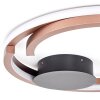 Miral Deckenleuchte LED Bronze, 1-flammig, Fernbedienung