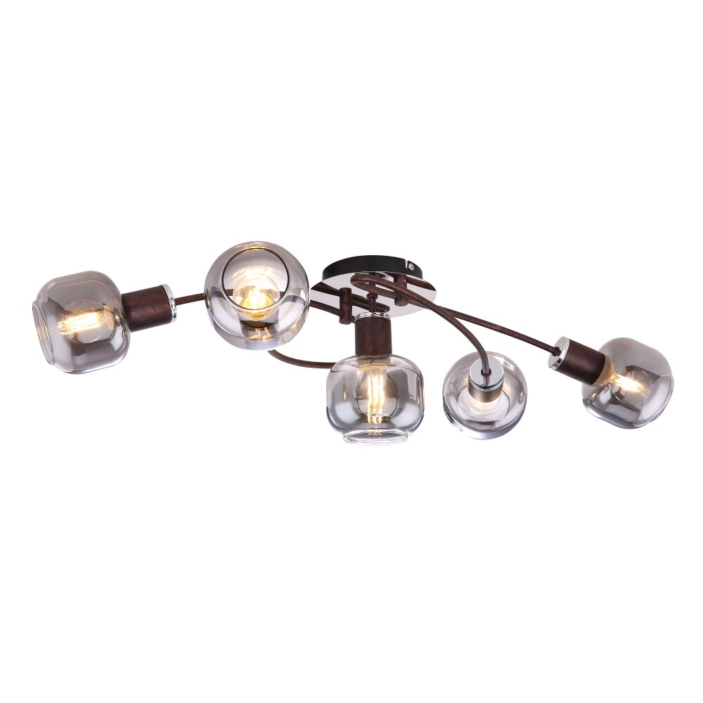 Globo KABU Deckenleuchte Kupferfarben, 5-flammig main product photo