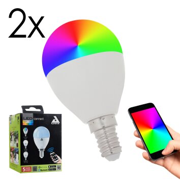 LED E14 2er Set 5 Watt 6500 Kelvin 400 Lumen