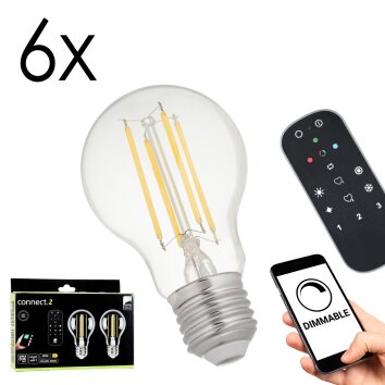 LED E27 6er Set 6 Watt 4000 Kelvin 806 Lumen