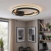 Miral flache LED Deckenleuchte dimmbar mit Fernbedienung, rundes Ringdesign Ø 48 cm