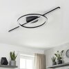 Nemil LED Deckenleuchte Wohnzimmer modern mit Ringdesign und Lichtfarbwechsel