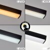 Nemil LED Deckenleuchte Wohnzimmer modern mit Ringdesign und Lichtfarbwechsel