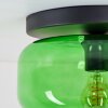 Boza Deckenleuchte mit grünem Glasschirm Ø 28 cm E27 Retro Vintage