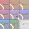 Runde LED-Deckenleuchte Narok mit Fernbedienung, Lichtfarbe einstellbar 2700-6500 Kelvin