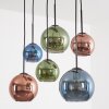 Koyoto Pendelleuchte mit bunten Glasschirmen Ø 15/20 cm, 6-flammig, E27