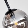 Chehalis Deckenleuchte Rauchglas Kugel, 4-flammig, G9, moderne Glaslampe