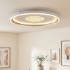 Runde LED-Deckenleuchte Orvix mit Fernbedienung, Lichtfarbe einstellbar 2700-6000 Kelvin