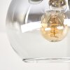 Moderne Kugelleuchte Koyoto mit 4 bunten Glasschirmen, ø 15 cm, ø 38 cm, E14-Fassung