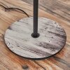 Hora 2-flammige Stehlampe Industrial Vintage mit Metall-Spots, Fußschalter, 162 cm
