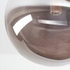 Chehalis Deckenleuchte mit Rauchglas-Kugeln ø 15 cm, 5-flammig, G9