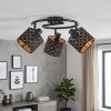 Tallaboa Deckenleuchte 3-flammig mit verstellbaren Spots und Gitteroptik
