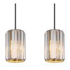 NOWA Run Hängeleuchte Pendelleuchte in Holzoptik, 4-flammig, 88 cm, E27, IP20