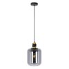 NOWA Ando Pendelleuchte mit rauchfarbenem Glasschirm E27 40W höhenverstellbar IP20