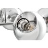 NOWA Pilar Hängeleuchte Pendelleuchte 8-flammig Rauchglas-Kugeln E27 Modern 38 cm