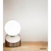 NOWA Alisa Tischleuchte Kugel aus Metall Nickel-Matt G9 IP20 3000K 330 Lumen 3 Watt