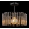 NOWA Leeds rauchfarbene Deckenleuchte als Deckenlampe Ø 35 cm E27 für Esszimmer und Wohnzimmer
