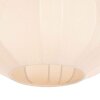 Steinhauer Sable Esstisch-Pendelleuchte, cremefarbener Stoffschirm, 25 cm, modern