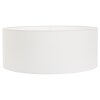 Steinhauer Zig-Zag dimmbare Bogenstehlampe aus Metall, weißer Stoffschirm, E27, modern